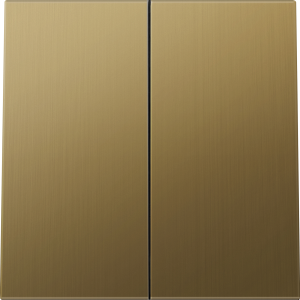 Клавиша 2-кл Матовое золото R98 METAL Donel