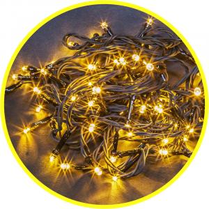 Гирлянда Нить 4м 50LED 230V IP20 теплый белый NGF-S01-50WW-5-4m-230-C8-G-IP20 Navigator