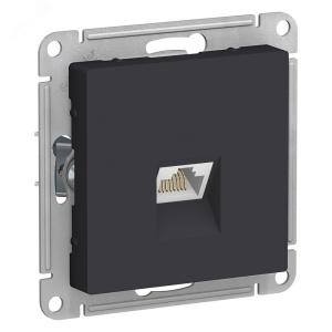 Розетка RJ45 кат.6Е С/У Карбон AtlasDesign