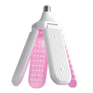 Лампа сд 4-х лепестковая  LB-7000 E27 40W красно-синий спектр Feron