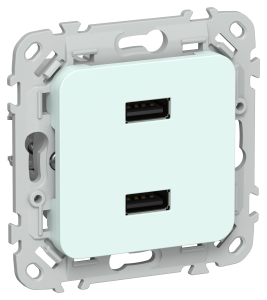 Розетка USB A+A 3,1А С/У Холодный Лед FLITE