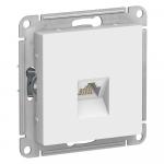 Розетка RJ45 кат.5Е С/У Белый AtlasDesign