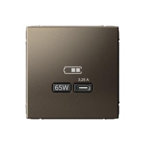 Розетка USB С 65Вт С/У Мокко ArtGallery