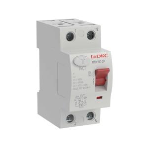 УЗО 1P+N 25A 30mA ВДТ MDL100 тип АС DKC YON max