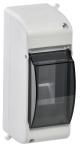 Бокс пластиковый с крышкой КМПн 2/2 IP30 белый  IEK