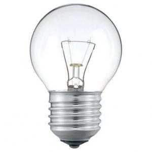 Лампа накаливания Р45  40WE27CL шар прозр PHILIPS