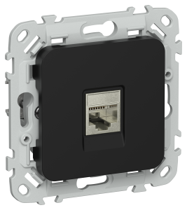 Розетка RJ45 кат.5Е STP С/У Черный FLITE