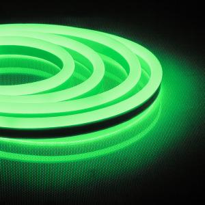 Лента светодиодная 220V 12Вт/м IP67 144SMD/2835 зеленый неон LS721 50м Feron