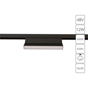 Магнитный трековый светильник A4669PL-1BK Arte Lamp