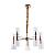 Подвесная люстра Charm A1623LM-10GO Arte Lamp