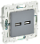 Розетка USB А+А 3,1А С/У Серый Skandy