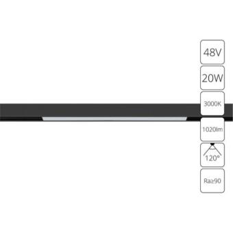 Магнитный трековый светильник A4673PL-1BK Arte Lamp