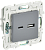 Розетка USB А+С 3,1А С/У Серый Skandy