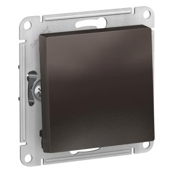 Переключатель 1-кл 10А C/У перекрестный Мокко AtlasDesign