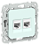 Розетка RJ45+RJ11 кат.5Е UTP С/У Холодный Лед FLITE