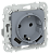 Розетка 1-м 16А С/У З/К со шторками+USB A+А 3,1А Б/К Маренго FLITE