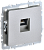 Розетка RJ45 кат.6 С/У Алюминий Brite