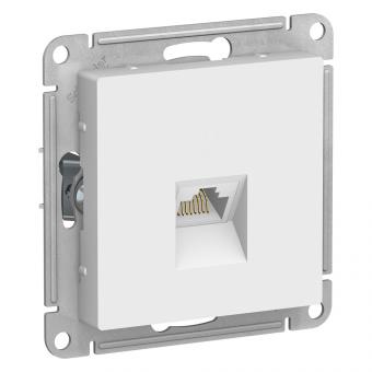 Розетка RJ45 кат.5Е С/У Белый AtlasDesign