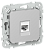 Розетка RJ45 кат.6 UTP С/У Алюминий FLITE