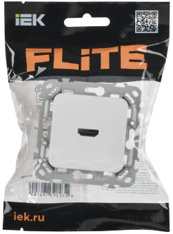 Розетка HDMI С/У Белый FLITE