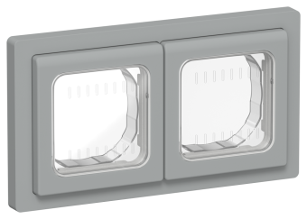 Рамка 2-я IP55 Серый FLITE