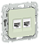 Розетка RJ45+RJ11 кат.5Е UTP С/У Панг FLITE