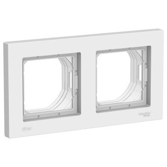 Рамка 2-я IP44 Белый AtlasDesign Aqua