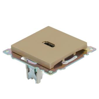 Розетка HDMI Золото Катрин