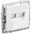 Розетка RJ11+RJ45 кат.5Е С/У Белый Brite