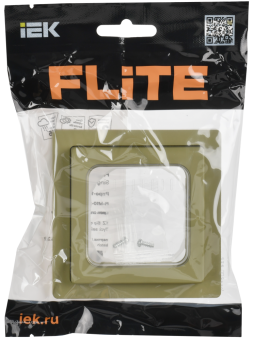 Рамка 1-я IP55 Оливковый FLITE