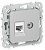Розетка RJ45+TV кат.5Е UTP С/У Алюминий FLITE