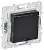 Розетка 1-м 16А С/У З/К со шторками с крышкой IP44 Черный Skandy