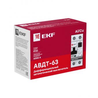 Дифференциальный автомат АВДТ-63 10А/30мА EKF